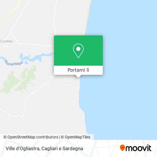 Mappa Ville d'Ogliastra