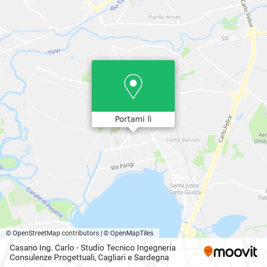 Mappa Casano Ing. Carlo - Studio Tecnico Ingegneria Consulenze Progettuali