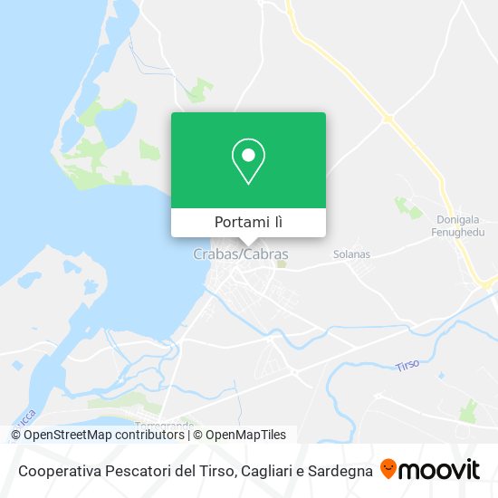 Mappa Cooperativa Pescatori del Tirso