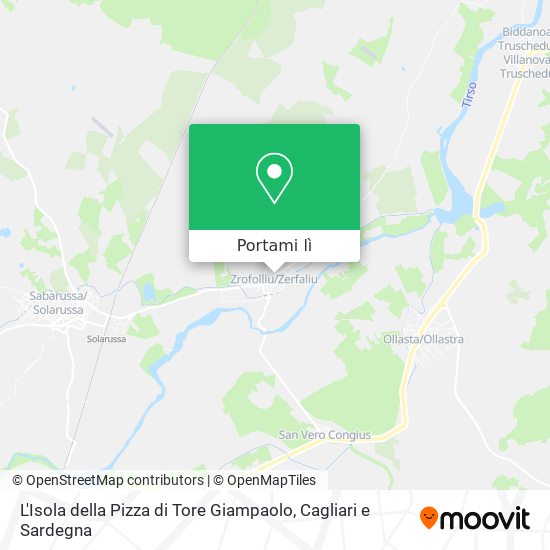 Mappa L'Isola della Pizza di Tore Giampaolo
