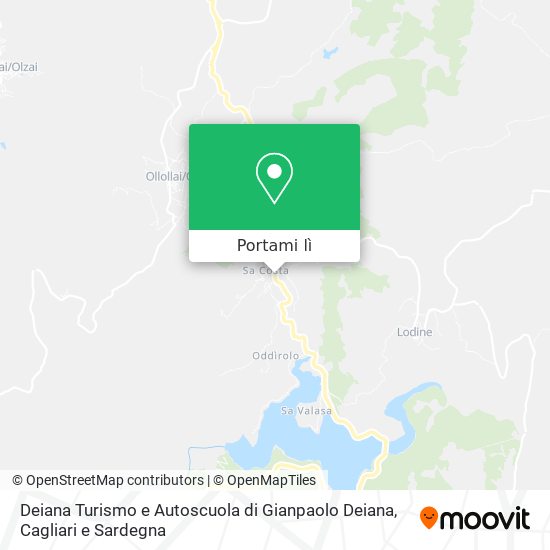 Mappa Deiana Turismo e Autoscuola di Gianpaolo Deiana