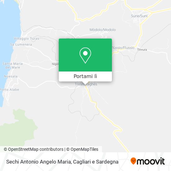Mappa Sechi Antonio Angelo Maria