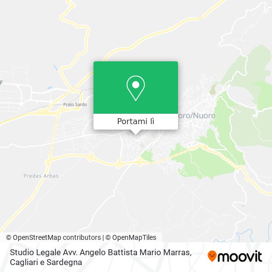 Mappa Studio Legale Avv. Angelo Battista Mario Marras