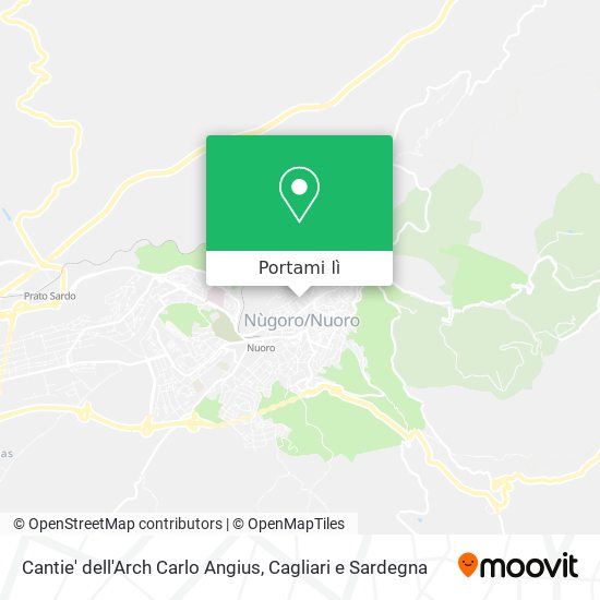 Mappa Cantie' dell'Arch Carlo Angius