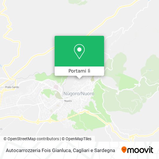 Mappa Autocarrozzeria Fois Gianluca