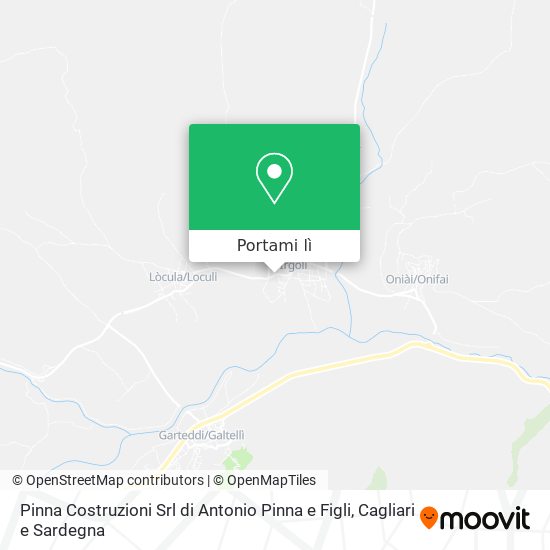 Mappa Pinna Costruzioni Srl di Antonio Pinna e Figli