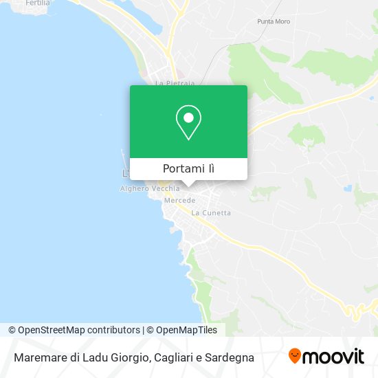 Mappa Maremare di Ladu Giorgio