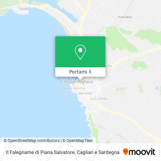 Mappa Il Falegname di Piana Salvatore