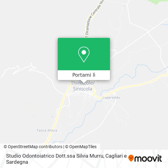 Mappa Studio Odontoiatrico Dott.ssa Silvia Murru