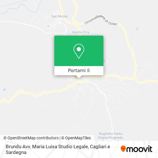 Mappa Brundu Avv. Maria Luisa Studio Legale
