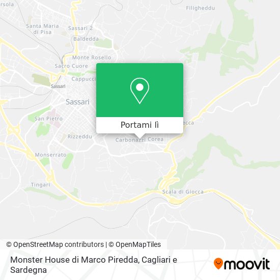 Mappa Monster House di Marco Piredda