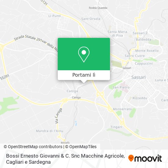 Mappa Bossi Ernesto Giovanni & C. Snc Macchine Agricole