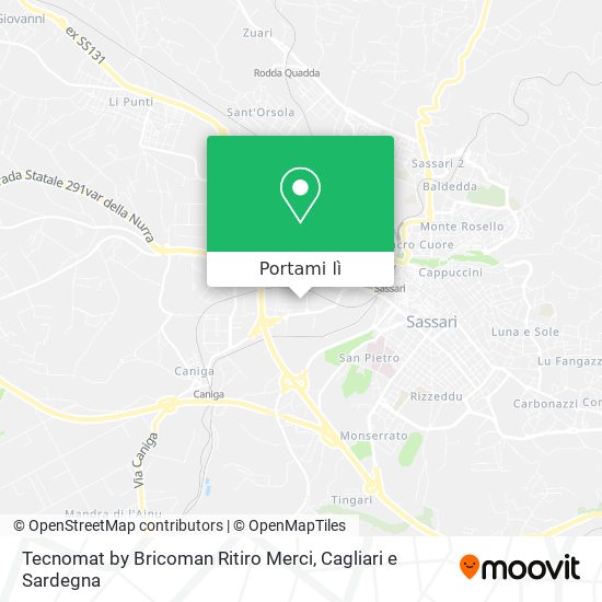 Mappa Tecnomat by Bricoman Ritiro Merci