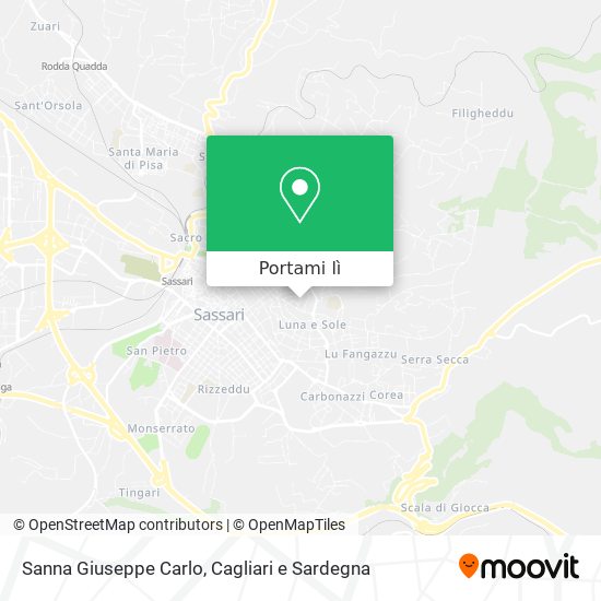 Mappa Sanna Giuseppe Carlo
