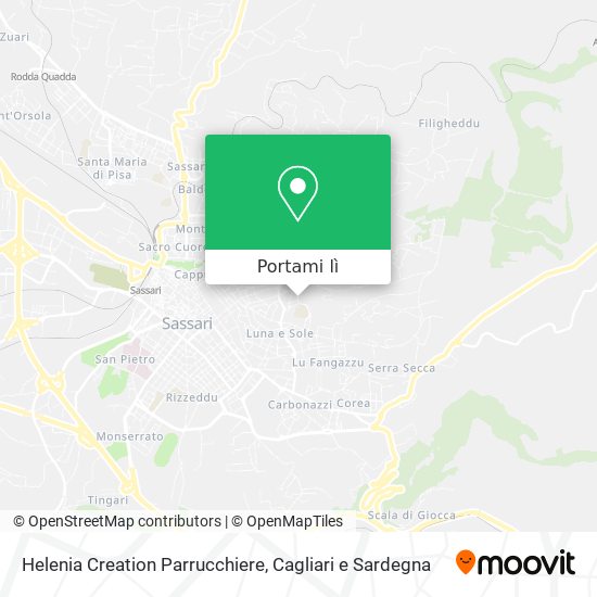Mappa Helenia Creation Parrucchiere