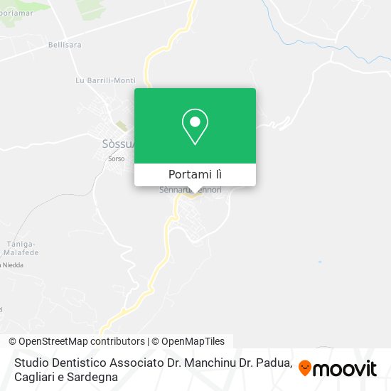 Mappa Studio Dentistico Associato Dr. Manchinu Dr. Padua