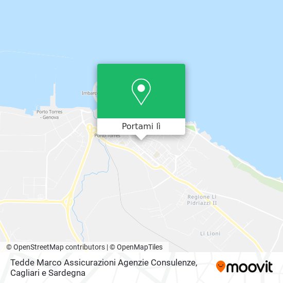 Mappa Tedde Marco Assicurazioni Agenzie Consulenze