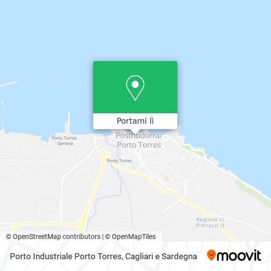 Mappa Porto Industriale Porto Torres