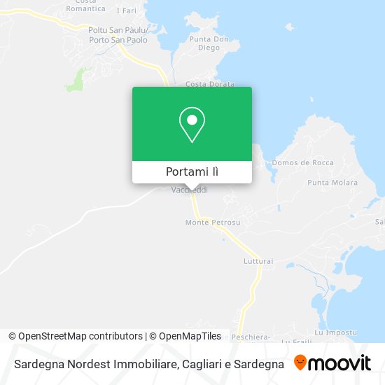 Mappa Sardegna Nordest Immobiliare