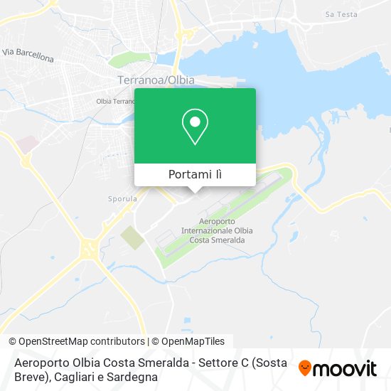 Mappa Aeroporto Olbia Costa Smeralda - Settore C (Sosta Breve)