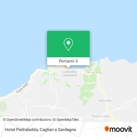 Mappa Hotel Pedraladda