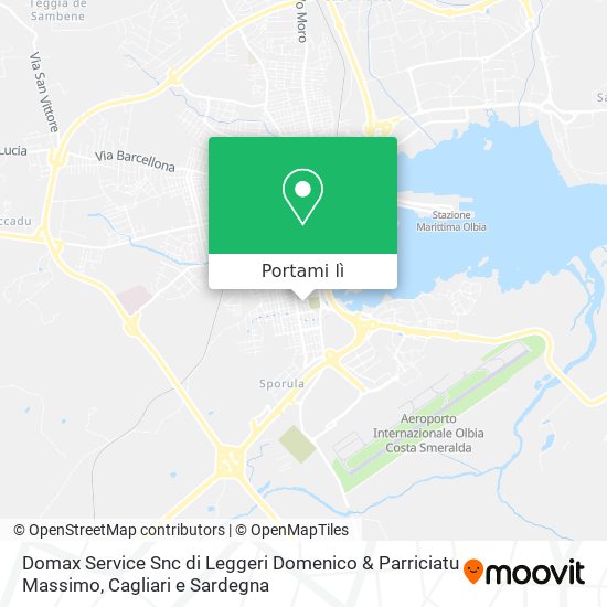 Mappa Domax Service Snc di Leggeri Domenico & Parriciatu Massimo