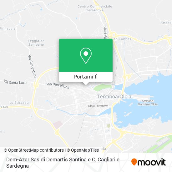 Mappa Dem-Azar Sas di Demartis Santina e C