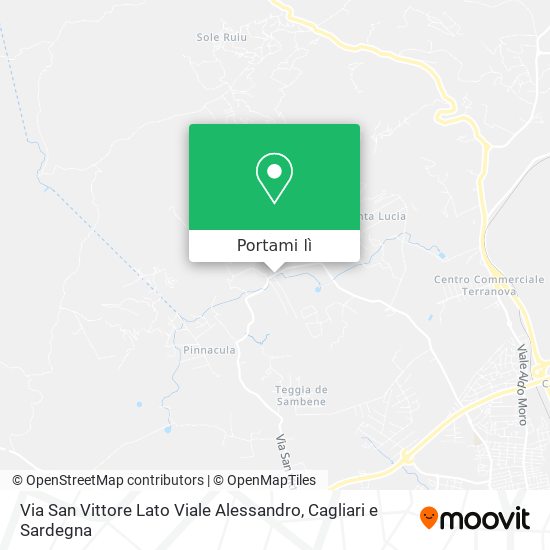 Mappa Via San Vittore Lato Viale Alessandro