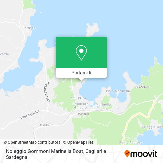 Mappa Noleggio Gommoni Marinella Boat