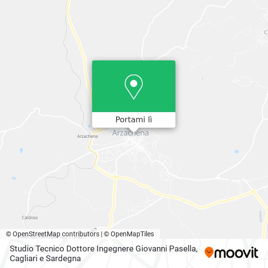 Mappa Studio Tecnico Dottore Ingegnere Giovanni Pasella