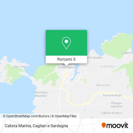 Mappa Calista Marina
