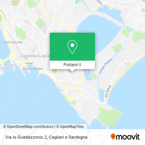 Mappa Via Is Guadazzonis 2