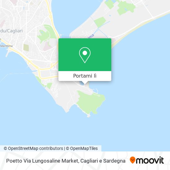 Mappa Poetto Via Lungosaline Market