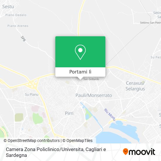 Mappa Camera Zona Policlinico / Universita