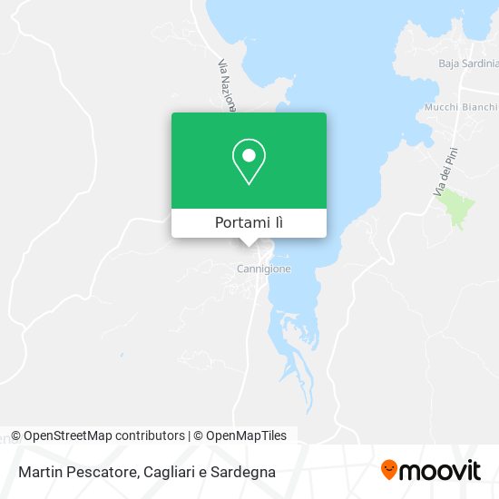 Mappa Martin Pescatore