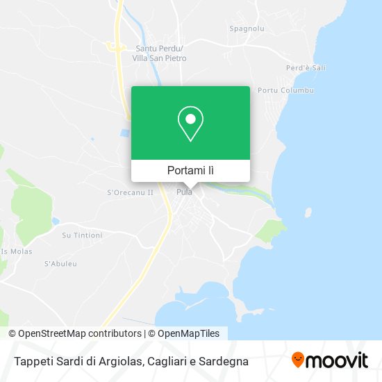 Mappa Tappeti Sardi di Argiolas