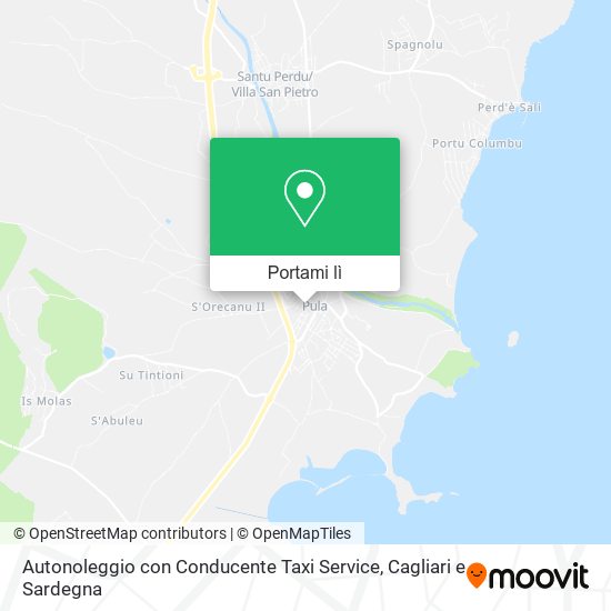 Mappa Autonoleggio con Conducente Taxi Service