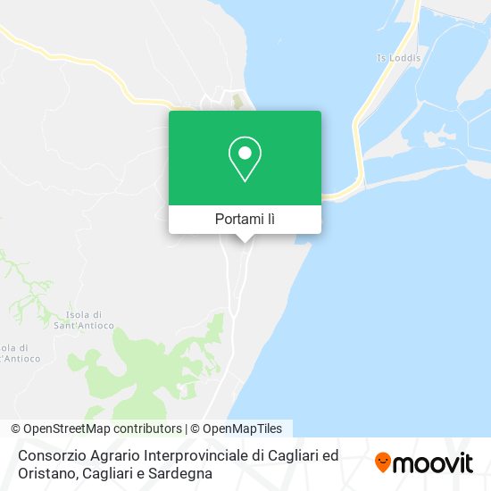 Mappa Consorzio Agrario Interprovinciale di Cagliari ed Oristano