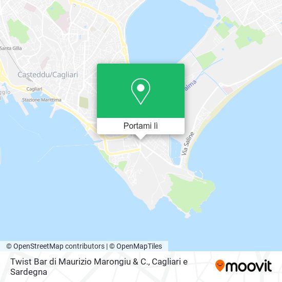 Mappa Twist Bar di Maurizio Marongiu & C.