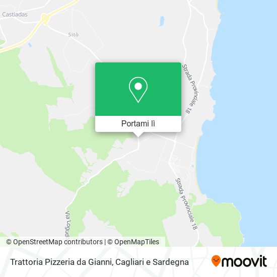 Mappa Trattoria Pizzeria da Gianni