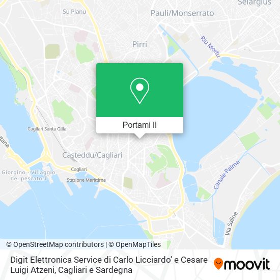 Mappa Digit Elettronica Service di Carlo Licciardo' e Cesare Luigi Atzeni