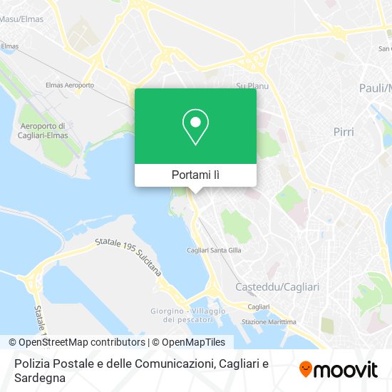Mappa Polizia Postale e delle Comunicazioni