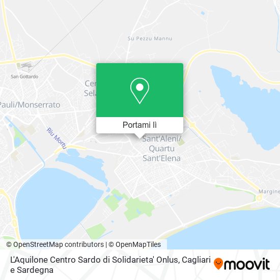 Mappa L'Aquilone Centro Sardo di Solidarieta' Onlus
