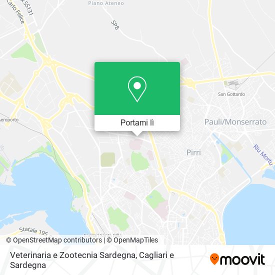 Mappa Veterinaria e Zootecnia Sardegna
