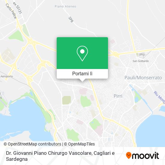 Mappa Dr. Giovanni Piano Chirurgo Vascolare