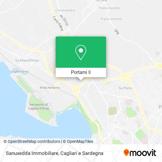 Mappa Sanuxedda Immobiliare