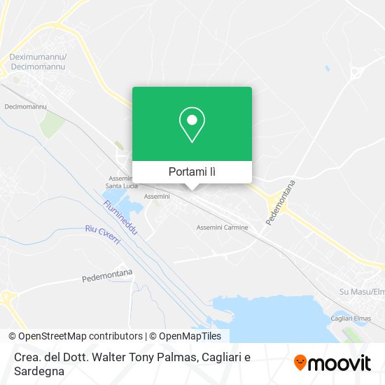 Mappa Crea. del Dott. Walter Tony Palmas