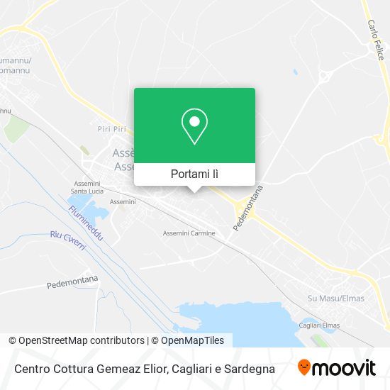 Mappa Centro Cottura Gemeaz Elior