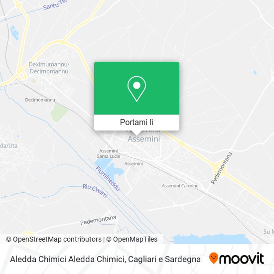 Mappa Aledda Chimici Aledda Chimici