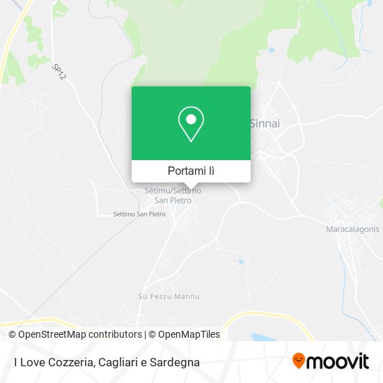 Mappa I Love Cozzeria